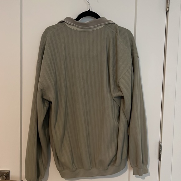 Earthy green cardigan pullover - Picture 2 of 2